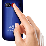 Teléfono Senior Tecnolab 4g Adulto Mayor Almej Azul Tl456bl