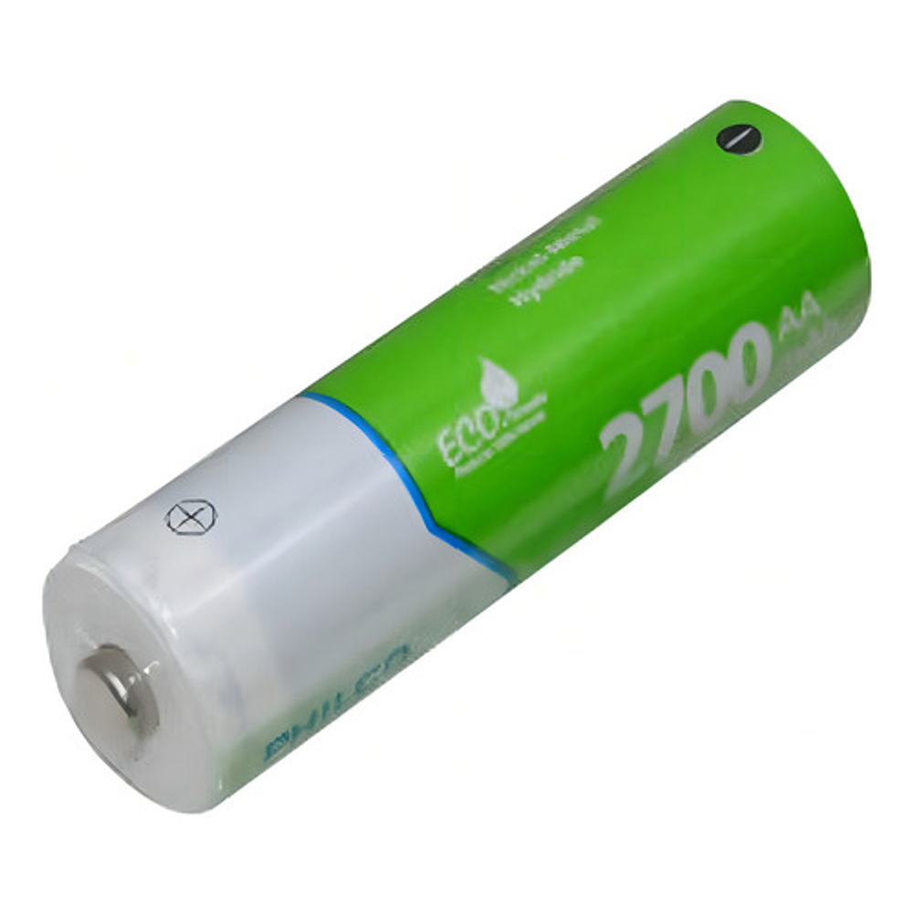 Pilas Recargables Aa, 5 Unidades, 2700 Mah Philco
