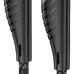 Cable Tipo C A Tipo C Carga Super Rapida 3.0a / 65w Fiddler Negro