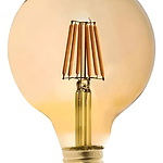 Ampolleta Led Linea Deco Vintage 8w G95 Certificada Wellmax