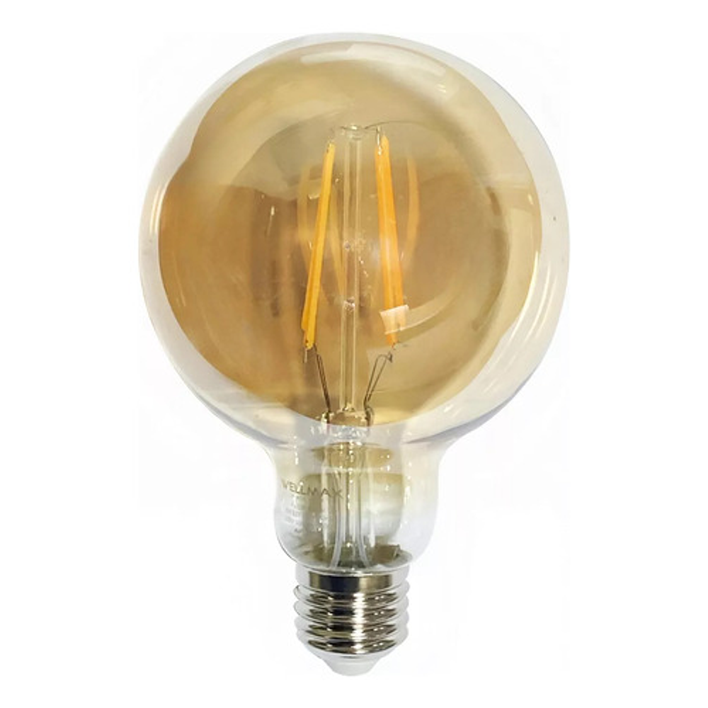 Ampolleta Led Linea Deco Vintage 8w G95 Certificada Wellmax