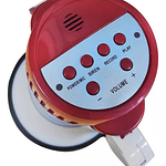 Megáfono Mlab 15w Sirena Graba Voz Recargable 250m - 6440