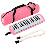 Melódica 37 Notas Fussen + Estuche + Boquilla Color Rosa