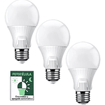 Pack 3 Ampolletas Sensor Crepuscular Dia/noche 9w E27