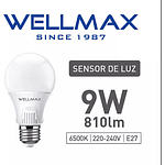 Pack 3 Ampolletas Sensor Crepuscular Dia/noche 9w E27