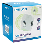 Repeledor Ahuyenta Ratas Ultrasónico 60m2 Blanco, Philco