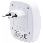 Repeledor Ahuyenta Ratas Ultrasónico 60m2 Blanco, Philco