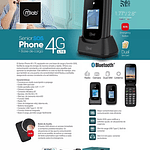 Teléfono Senior Shell Sos 4g Lte Mlab 2.8 Base Cargador 9338
