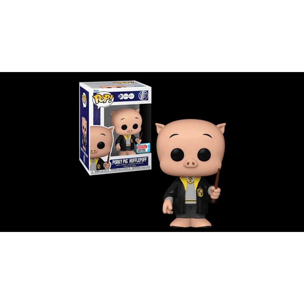 Funko Pop Porky Pig Hufflepuff #1337 Nycc 2023 Fall Conventi