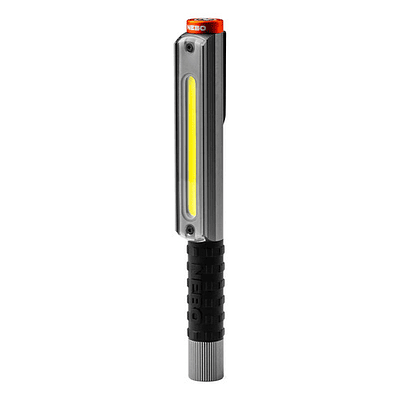 Linterna Work Recargable/pilas Nebo Lil Larry 500 Lum Flex Blanco Gris