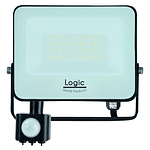 Foco Proyector Led Softlight 30w 6500k 3.300 Lum Logic Carcasa Negro Luz Blanco Frío