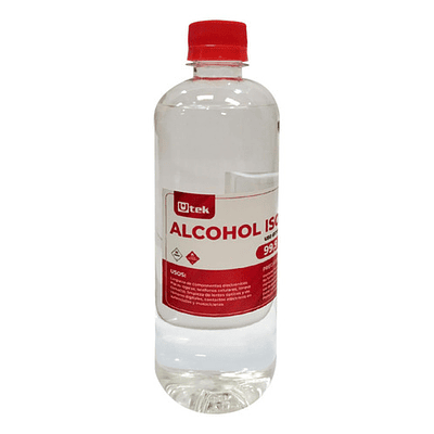 Alcohol Isopropílico 500cc Utek 99.9% Pureza