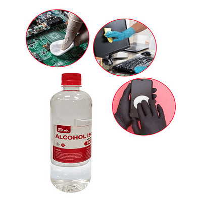 Alcohol Isopropílico 500cc Utek 99.9% Pureza