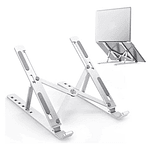 Soporte Ajustable De Aluminio Notebook 6 Posiciones Premium Gris