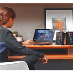 Parlante Hp Dhe-6001 Negro