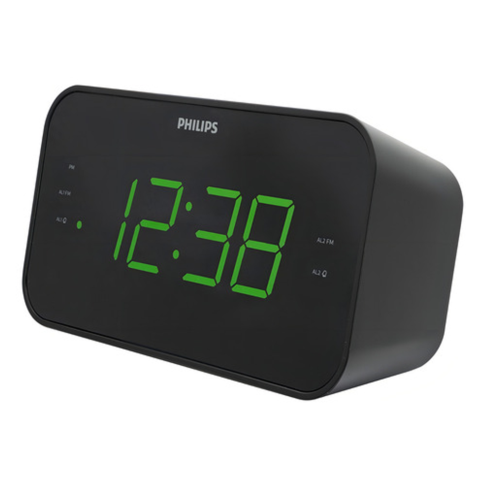 Radio Reloj Despertador Philips Tar3306 Color Negro