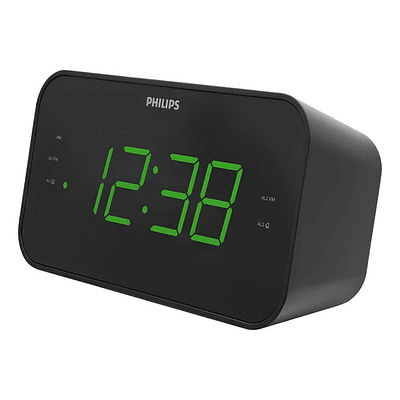 Radio Reloj Despertador Philips Tar3306 Color Negro