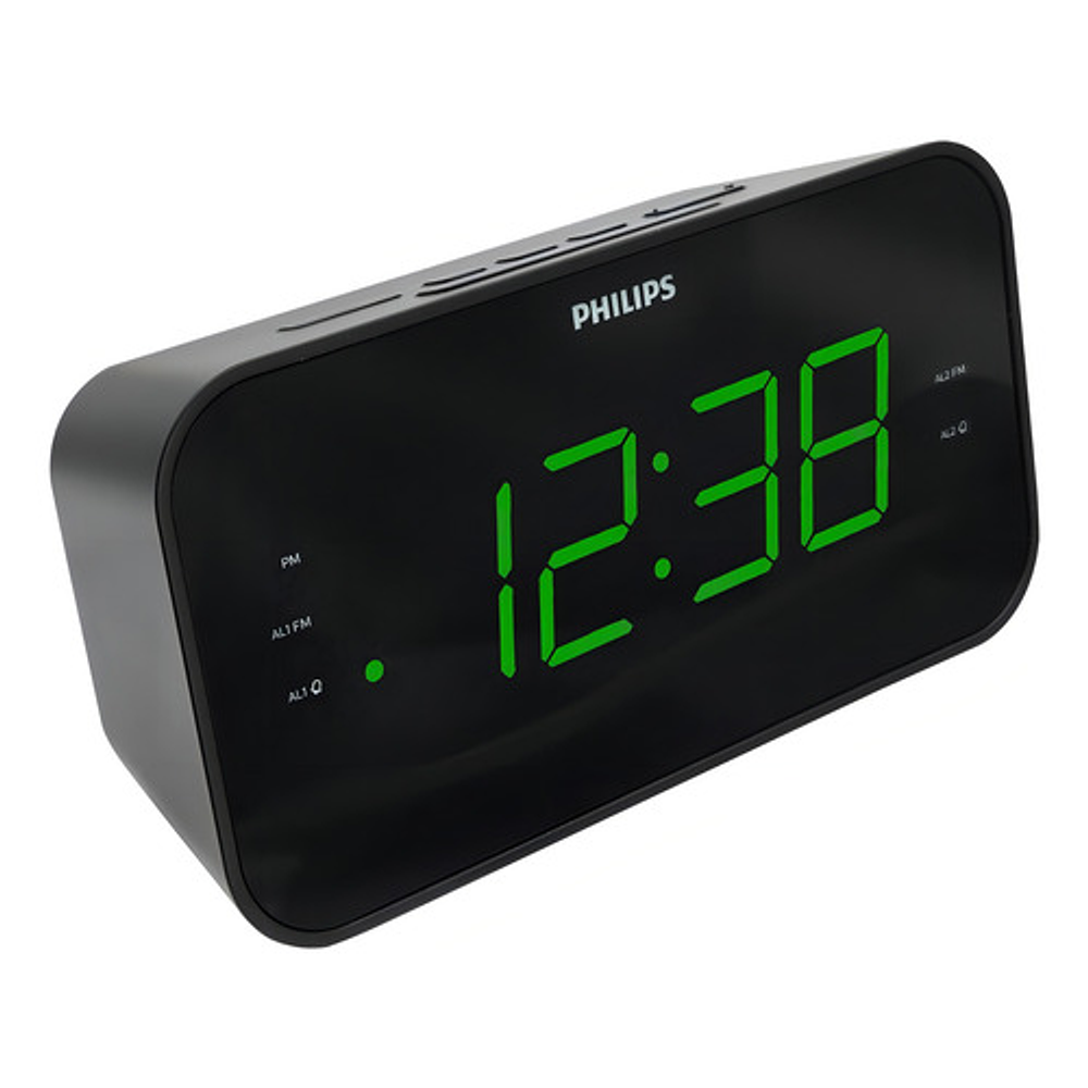 Radio Reloj Despertador Philips Tar3306 Color Negro