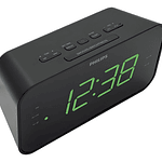 Radio Reloj Despertador Philips Tar3306 Color Negro