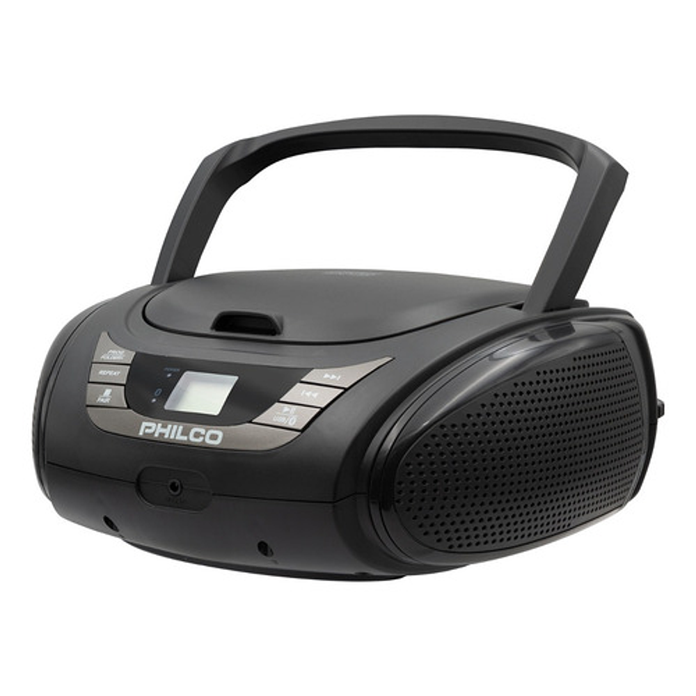 Radio Boombox Bluetooth Cd/usb Philco B2120 Color Negro