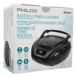 Radio Boombox Bluetooth Cd/usb Philco B2120 Color Negro