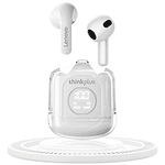 Auriculares In-ear Gamer Inalámbricos Lenovo Thinkplus Xt65 Blanco Con Luz Led