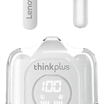 Auriculares In-ear Gamer Inalámbricos Lenovo Thinkplus Xt65 Blanco Con Luz Led