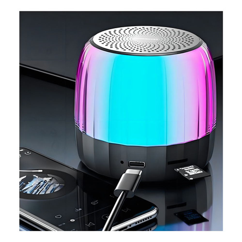 Parlante Bluetooth Lenovo K3plus Black /09-k3plus/bk Color Negro