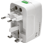 Adaptador Universal De Viaje Blanco