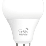Ampolleta Led Macrotel Lb-a60ms3 Bulbo Color Blanco Frío 7w 6500k 560lm