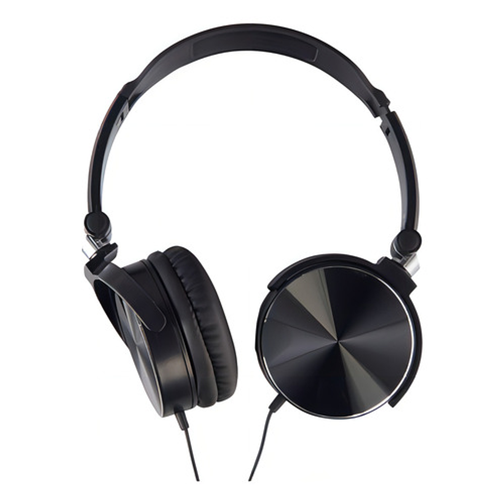 Aiwa Aw-x107 Audífonos Plegable Micrófono Cable Negro