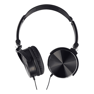 Aiwa Aw-x107 Audífonos Plegable Micrófono Cable Negro