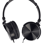 Aiwa Aw-x107 Audífonos Plegable Micrófono Cable Negro