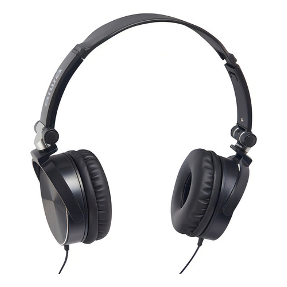 Aiwa Aw-x107 Audífonos Plegable Micrófono Cable Negro