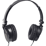 Aiwa Aw-x107 Audífonos Plegable Micrófono Cable Negro