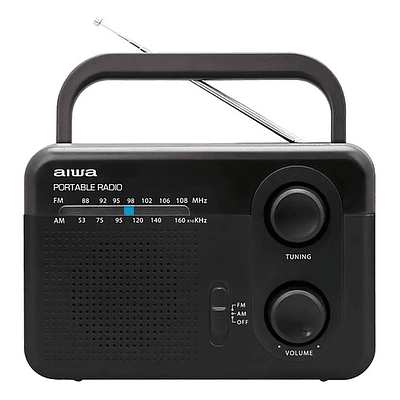Radio Fm Aiwa Awfml4 Awfml4 Analógico Portátil Color Negro