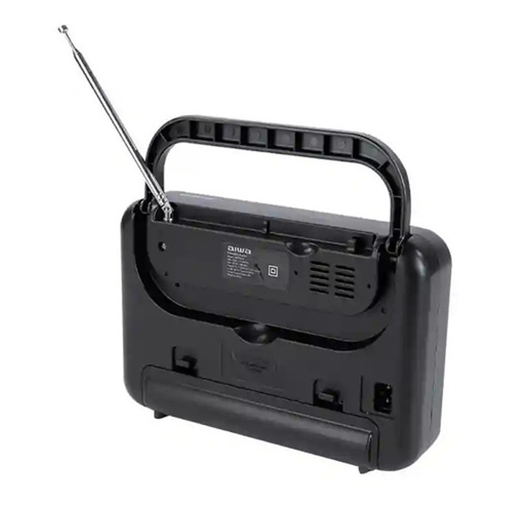 Radio Fm Aiwa Awfml4 Awfml4 Analógico Portátil Color Negro