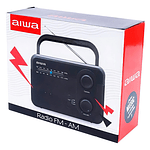 Radio Fm Aiwa Awfml4 Awfml4 Analógico Portátil Color Negro