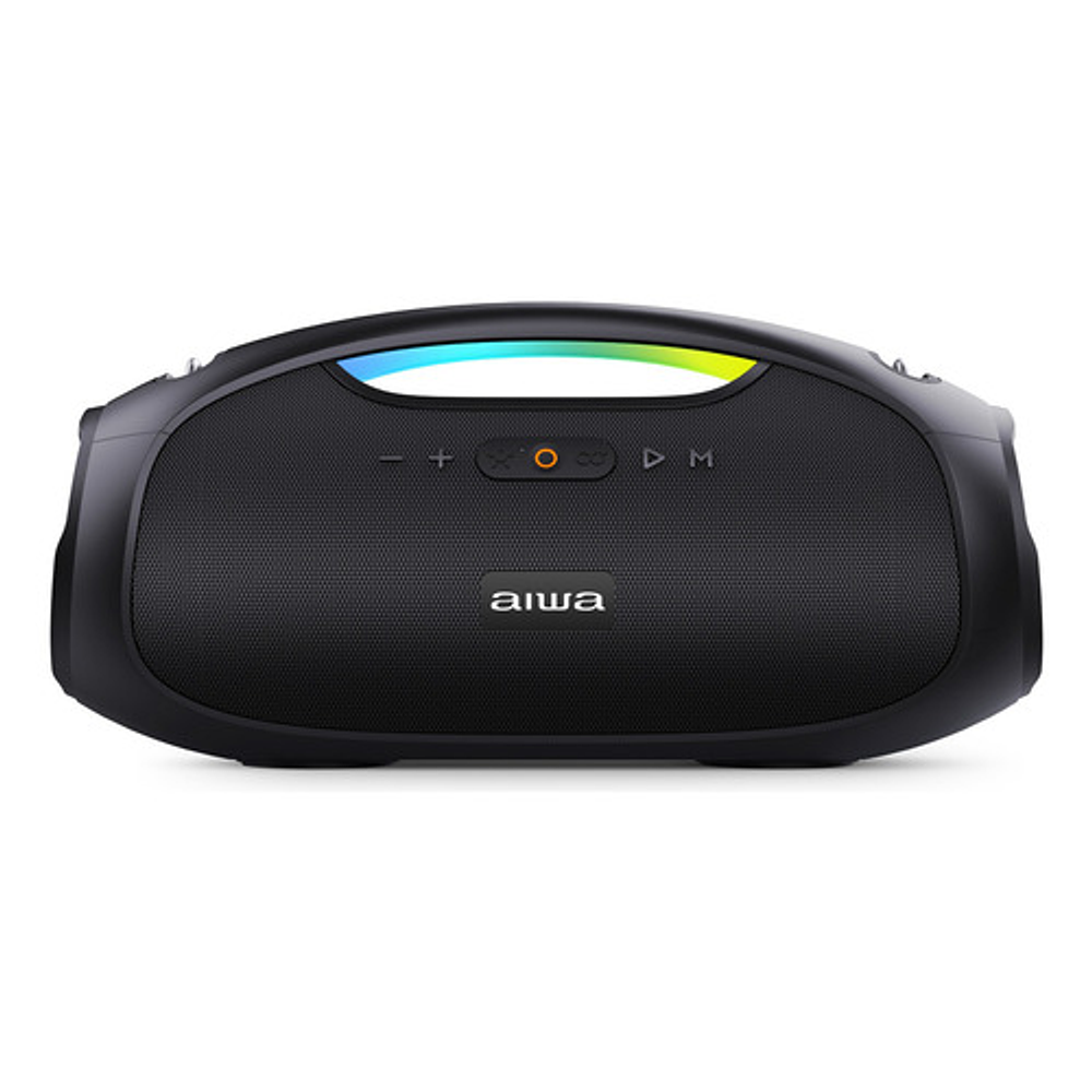 Parlante Portatil Bluetooth Aiwa Ipx6 Con Tws 60w Aw-s244bt Color Negro