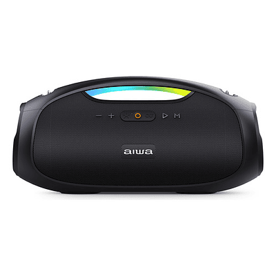 Parlante Portatil Bluetooth Aiwa Ipx6 Con Tws 60w Aw-s244bt Color Negro