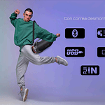 Parlante Portatil Bluetooth Aiwa Ipx6 Con Tws 60w Aw-s244bt Color Negro