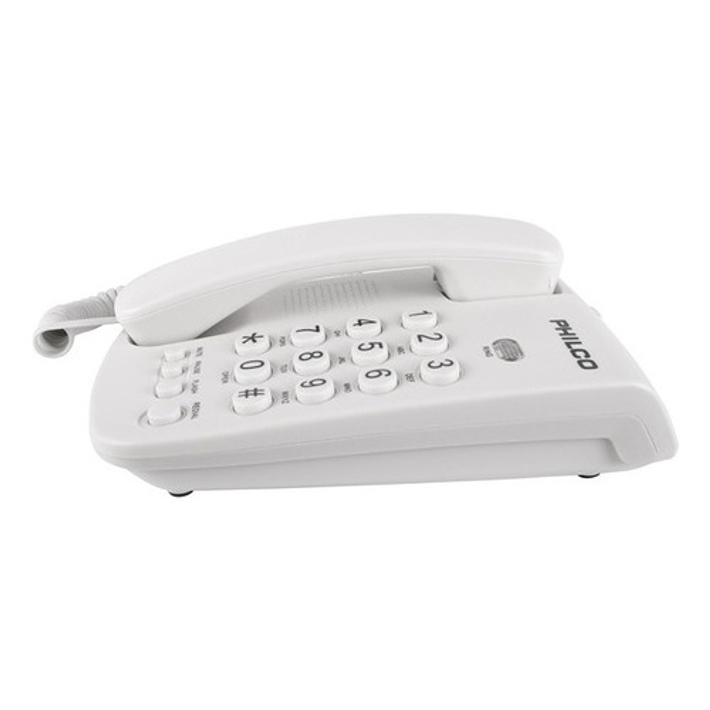 Teléfono Sobremesa Blanco Y Negro - Negro