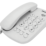 Teléfono Sobremesa Blanco Y Negro - Negro