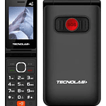 Telefono Senior Adulto Mayor 2.8 Doble Pantalla Rojo Tl705bk