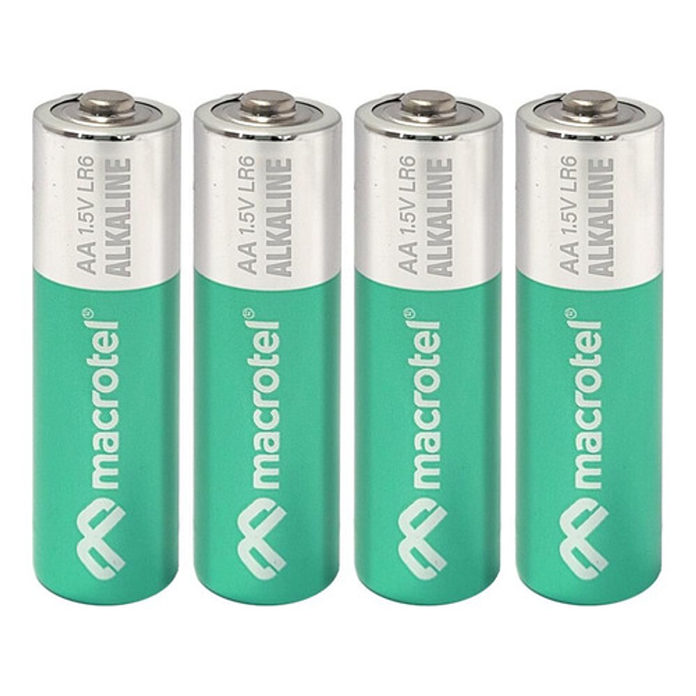 Pila Alcalina Macrotel Aa 4 Unidades Blister 1.5v