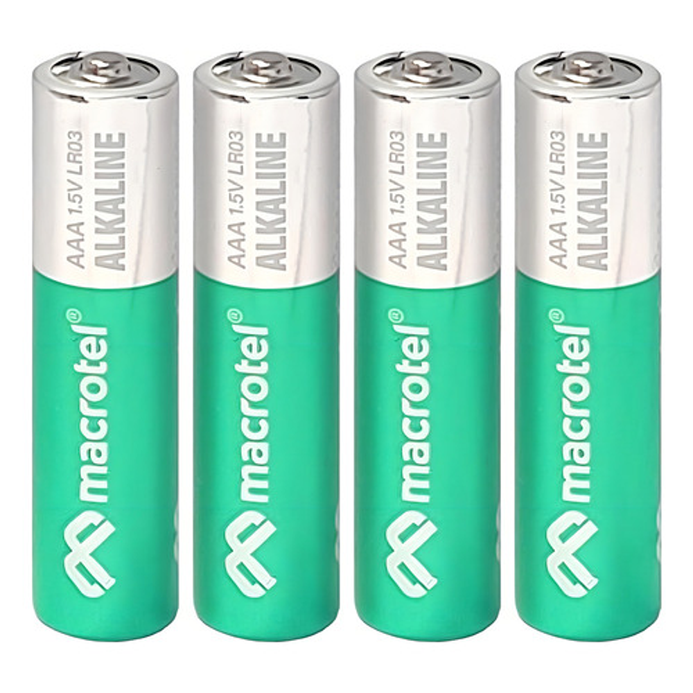 Pila Macrotel Ma-alk4aaa Cilíndrica - Pack De 4 Unidades