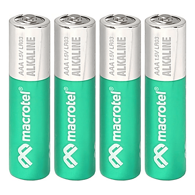 Pila Macrotel Ma-alk4aaa Cilíndrica - Pack De 4 Unidades