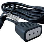 Extension Alargador 5 Metros  Negro Tecmaster Tm-800101-bk