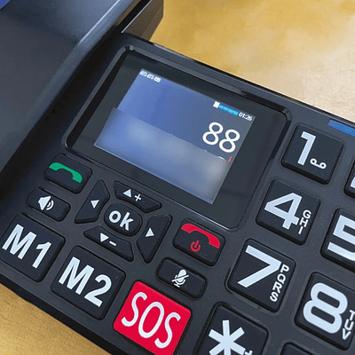 Telefono Senior Inalambrico Sobremesa 4g Sos 2.8  Mlab