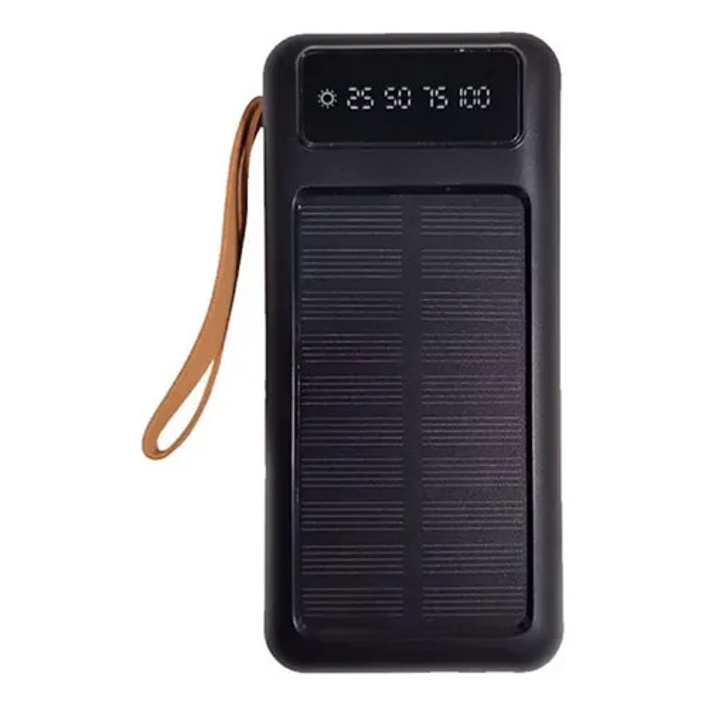 Batería Portátil Solar Power Bank 45.000mah Negro